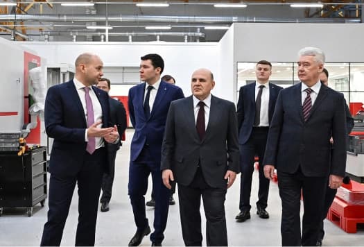 Мишустин, Алиханов и Собянин в гостях у ЛАССАРД