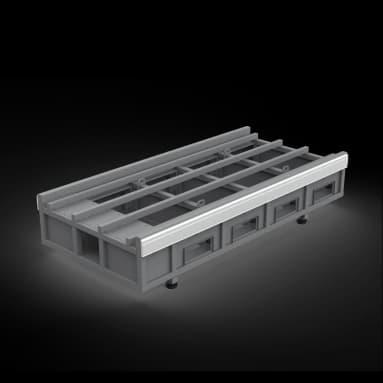 Rigid all-welded frame